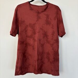 Lululemon The Fundamental Tie Dye Short Sleeve Shirt Size L